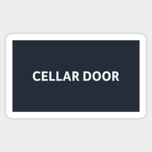 Cellar Door Sticker